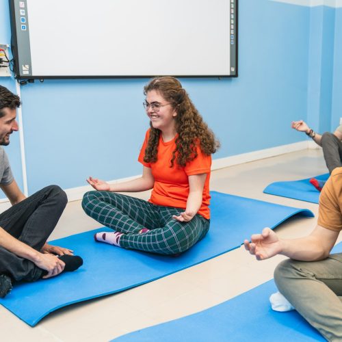 Inclusive Yoga Session for Individuals with Disabilities